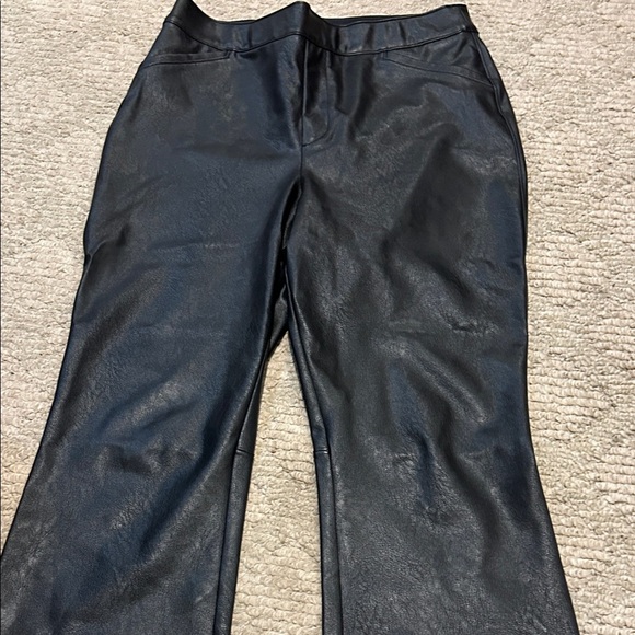 Spanx Flare Leather Leggings - Picture 8 of 10